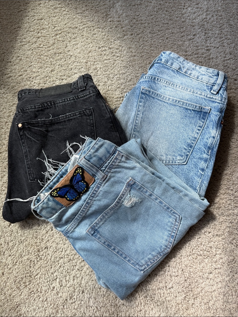 Jeans Bundle, Pick any 3 pair just listed for a total of $50